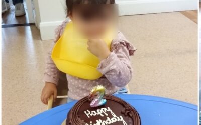 Messy faces and sticky hands